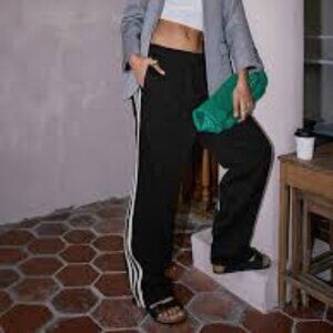 Commense striped patchwork pant